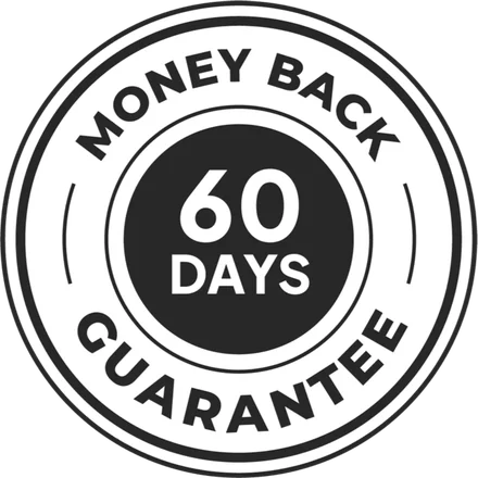 60 day money back guarantee